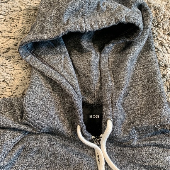 Men’s BDG Zip-Up Hoodie Sweatshirt Size Large Gray - Picture 4 of 9